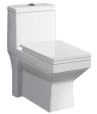 Combo of Belmonte Water Closet Ripone with Altis Pedestal Wash Basin - White