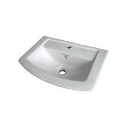 Belmonte Water Closet Square S Trap With Wall Hung Basin Lily - White
