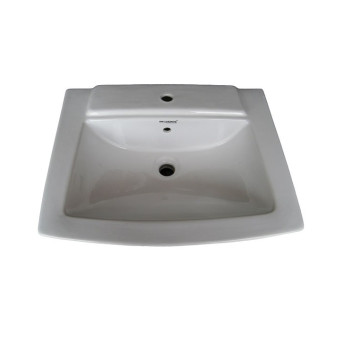 Belmonte Half Pedestal Wash Basin Altis - White