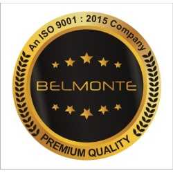 Belmonte Designer Pedestal Wash Basin Dolphin 03 Color - Wooden & White