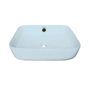 Belmonte Table Top Wash Basin for Bathroom - Battle - White