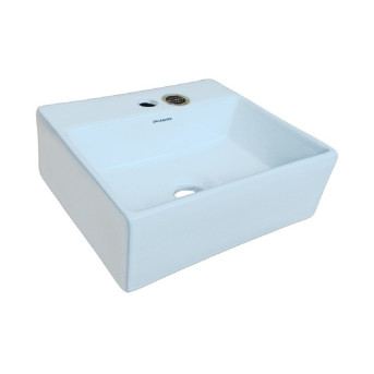 Belmonte Wall Hung cum Table Top Wash Basin Minova - White