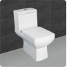 Belmonte One Piece Water Closet Square S Trap With Wall Hung Basin Jonca White