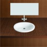 Belmonte Top Counter Wash Basin 22 Inch X 16 Inch - Ivory