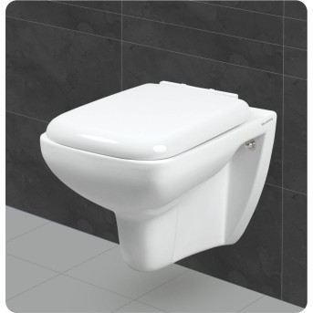 Belmonte Wall Hung Toilet / Water Closet / Commode Cera White