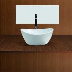 Belmonte Table Top Wash Basin Woizer 16 Inch X 14 Inch - Ivory