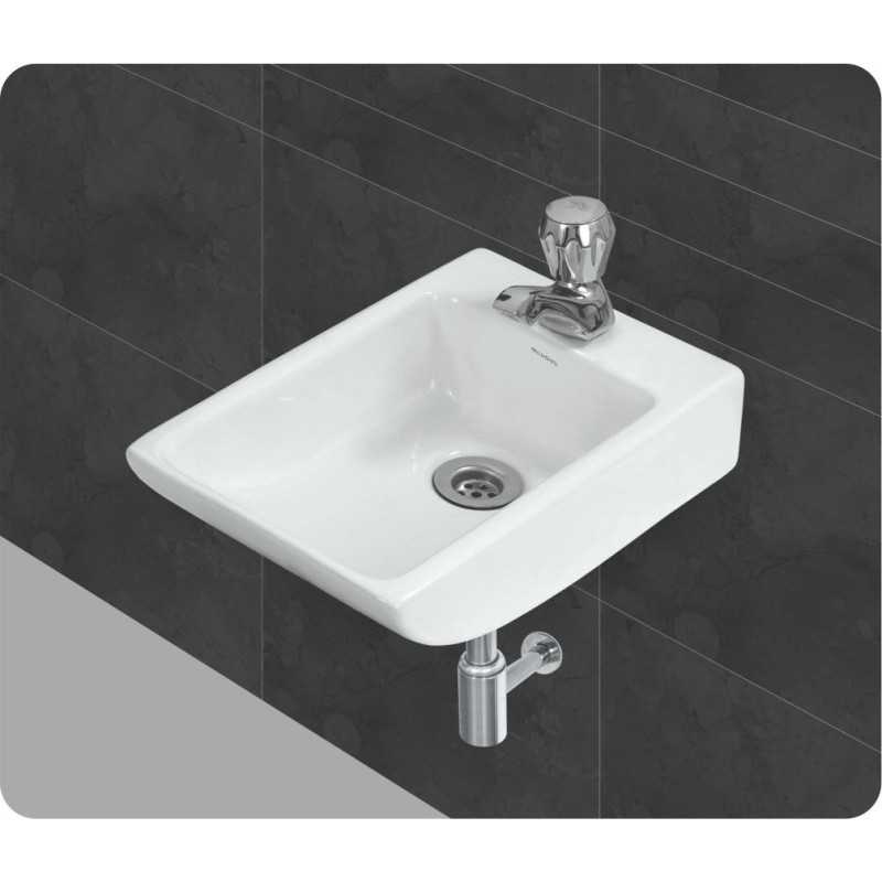 Belmonte Wall Hung Wash Basin Sparrow - White