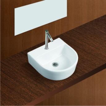 Belmonte Table Top / Wall Hung Wash Basin Spa 13 Inch X 13 Inch - White