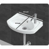 Belmonte Wall Hung Wash Basin - 402