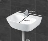 Belmonte Wall Hung / Table Top Wash Basin Prime - White