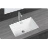 Belmonte Under Counter Ceramic Laboratory Sink 18 x 12 x 8 Inch - White