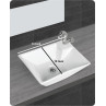 Belmonte Table Top Wash Basin Jex 14 Inch X 10 Inch - Ivory