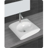 Belmonte Table Top / Wall Hung Wash Basin Slona - White