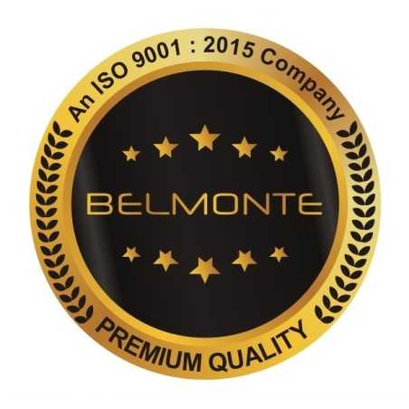 Belmonte Ceramic Floor Mounted European Water Closet/EWC Retro S Trap 100mm / 4 Inch 53cm x 36cm x 40cm Printed Black