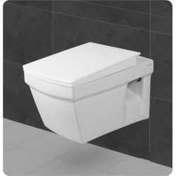 Belmonte Ceramic Wall Mounted Rimless Western Toilet Wall Hung Commode Crenza White