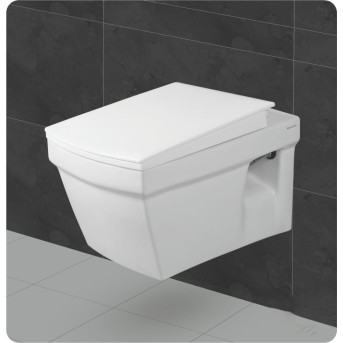 Belmonte Ceramic Wall Mounted Rimless Western Toilet Wall Hung Commode Crenza White