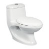 Belmonte S Trap 225mm / 9 Inch Floor Mounted One Piece Toilet Western Commode Cally White