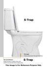 Belmonte Siphonic Flushing Western Commode Ripone 4D Toilet Seat S Trap OUTLET is on FLOOR White EWC for Bathroom Washroom