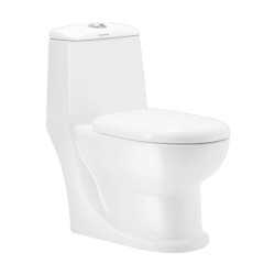 Belmonte Floor Mounted S Trap Western Water Closet Toilet Cardin White