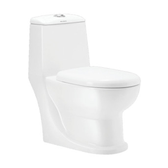 Belmonte Floor Mounted S Trap Western Water Closet Toilet Cardin White