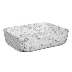 Buy Belmonte Ceramic Designer Table Top Wash Basin for Bathroom - B...