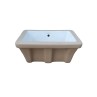 Belmonte Under Counter Ceramic Laboratory Sink 18 x 12 x 8 Inch - White