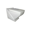 Belmonte Wall Hung Toilet / WC / Commode / Closet for Bathroom Crystal White