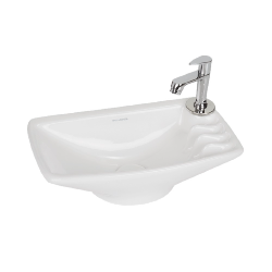 Buy Belmonte Ceramic Wash Basin Wall Mounted cum Table Top Sink 16 ...