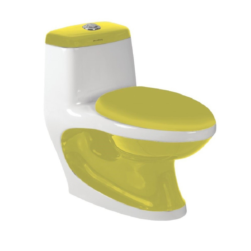 Buy Belmonte Floor Mounted S Trap Double Color One Piece Western To...