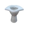 Belmonte Anglo Indian Toilet - White Ceramic, Glossy Finish, P Trap, 200mm Trap Distance