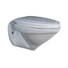 Belmonte Wall Hung Toilet Commode / EWC / Water Closet Cansil White