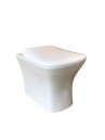 Belmonte Ceramic Floor Mounted Western Toilet Commode Water Closet EWC P Trap Battle - White
