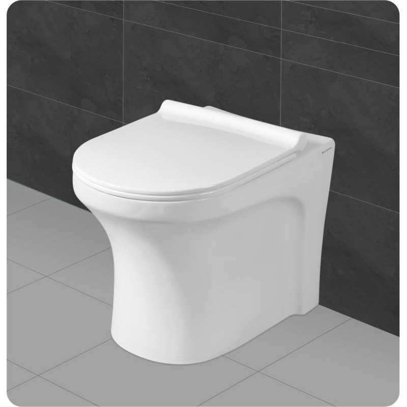 White Square Western Toilet, Floor Mounted at Rs 3498/piece in