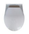 Belmonte Wall Hung Toilet Seat / WC Model Mini for Bathroom Color White