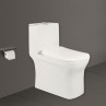 Belmonte S Trap Distance 300mm / 12 Inch One Piece Western Toilet Commode Floor Mounted Battle White