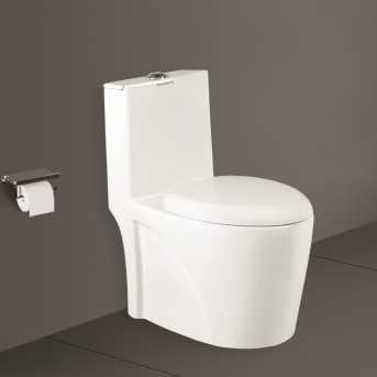 Belmonte One Piece Western Commode Toilet Numero S Trap 230mm / 9inch White