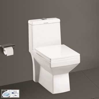 Belmonte Siphonic Flushing Western Commode Ripone 4D Toilet Seat S Trap OUTLET is on FLOOR White EWC for Bathroom Washroom