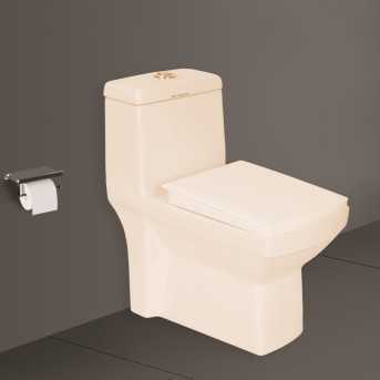 Belmonte P Trap Floor Mounted One Piece Western Toilet Commode Ripone Ivory