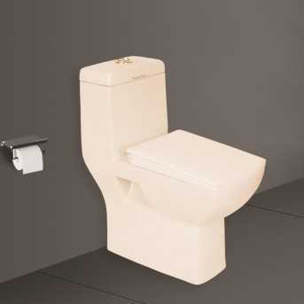 Belmonte S Trap Bathroom Commode Closet Floor Mounted Square Ivory