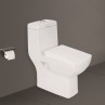 Belmonte One Piece S/P Trap Toilet Commode Floor Mounted - Square