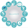 Belmonte Designer Floor Mounted European Water Closet EWC Retro 16 S Trap 100mm / 4 Inch 53cm x 36cm x 40cm