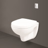 Belmonte Wall Hung Toilet Seat / WC Model Mini for Bathroom Color White