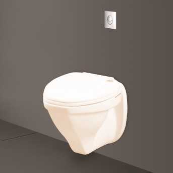 Belmonte Wall Hung Toilet Commode / EWC / Water Closet Cansil Ivory