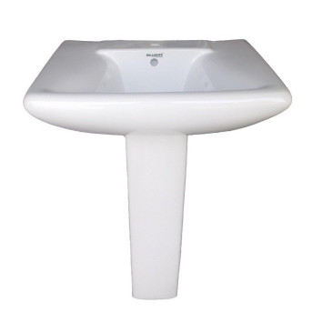 Belmonte Pedestal Wash Basin Aldus - White