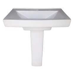 Belmonte Pedestal Wash Basin LCD - White