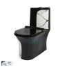 Belmonte Designer One-Piece Toilet | SVELTA-OP-SY-16 | Black & White | Glossy Finish