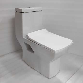 One Piece Toilet Special Sale - S Trap | Floor Mount | 9 Inch | White
