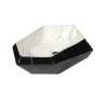 Black White Table Top Basin Designer Cruze-05 Glossy Ceramic | Belmonte