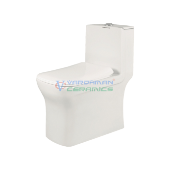 Floor Mount Western Commode S Trap Sale | 225mm 9 Inch | White | Glossy | Ceramic