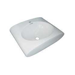 Belmonte Table Top / Wall Hung Wash Basin Slona 20 Inch X 16 Inch - Ivory